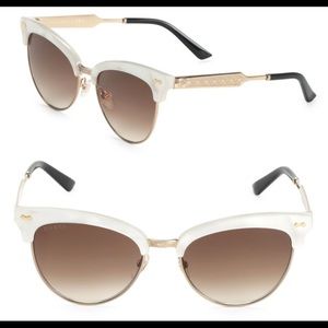 Gucci Cat Eye Mother of Pearl Sunglasses